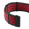 CableMod PRO ModMesh CM-PCAB-BKIT-NKKR-3PK-R verlengkabelset, zwart/rood