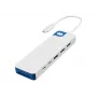 Hyper HyperDrive Flex 9-poorts dual-4K-HDMI-dock, wit/blauw | HD4103BUGL | aantal HDMI-aansluitingen 2