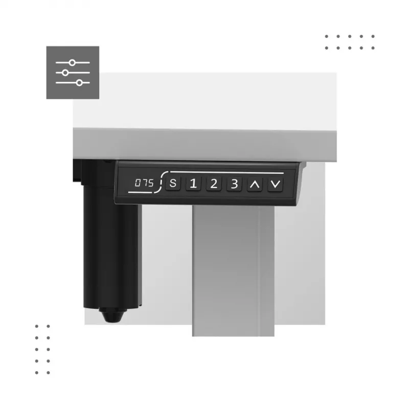 Elektrisch bureau MA-Leader 7.6 wit