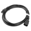 Lanberg CA-C13E-11CC-0030-BK stroomkabel zwart 3 m C13-koppeling C14-koppeling (CA-C13E-11CC-0030-BK)