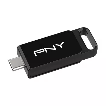 PNY Elite, 64 GB, USB Type-C, 3.2 Gen 1 (3.1 Gen 1), 120 MB/s, dia, zwart