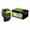 Toner Lexmark cartridge 702HY geel 70C2HY0 3000 pagina's