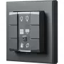 Wandgemonteerde 6-toetsen afstandsbediening Homematic IP wandtaster — RF draadloos, tot 200 m bereik, IP20