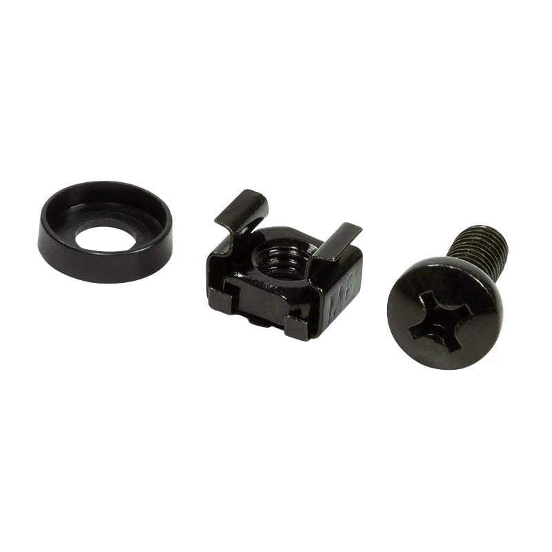 Schroevenset LOGILINK AC116 — 50 zwarte schroeven voor rack-accessoires