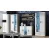 Cama sideboard 120 cm SOHO S7 Sonoma-eiken/wit glanzend