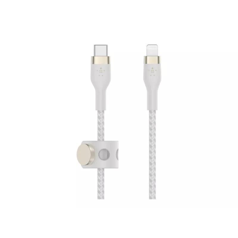 Belkin BOOST CHARGE - Lightning-kabel - 24 pin USB-C mannelijk naar Lightning mannelijk - 2 m - wit - voor Apple iPad/iPhone/iPod (Lightning)