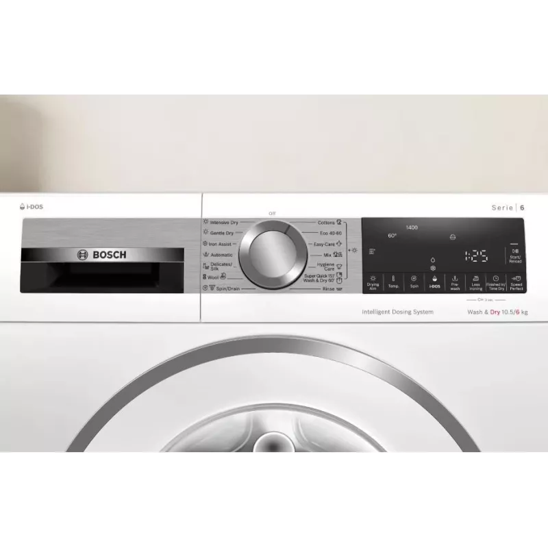 Bosch WNG254A9BY was-droogcombinatie 10,5 kg / 6 kg 1400 t/min wit