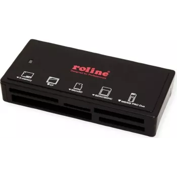 ROLINE USB3.2 Gen1 Multi Card extern zwart - kaartlezer (15.08.6249)