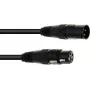 DMX-kabel EUROLITE XLR 3-polig 5 m, stekker–bus, symmetrische digitale lichtsturingskabel