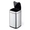 Durable TOUCH 12L rechthoekig RVS zilver zwart