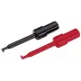 Testpennen-set Voltcraft 108542, 2-mm-stekker, CAT I, zwart en rood