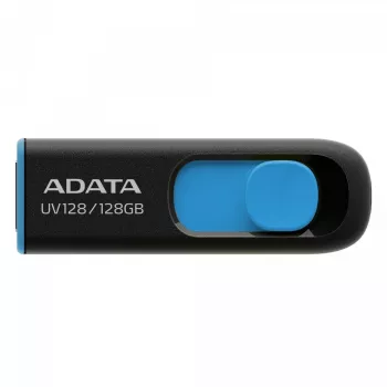 ADATA DashDrive UV128 128GB USB-flashstation USB Type-A 3.2 Gen 1 (3.1 Gen 1) zwart, blauw