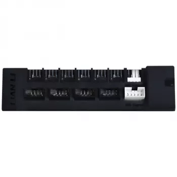 USB- en PWM-hub Lian Li EDGE HUB EG-HUB01B — 4× USB, 6× PWM-ventilatoraansluitingen