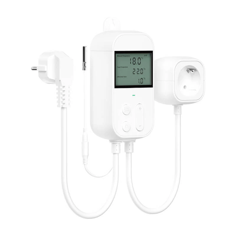 Digitale thermostaat Meross MTS960HK wit LCD AC 16A