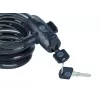 12 mm stalen fietsslot met sleutel - YCK0/12/200/2 zwart