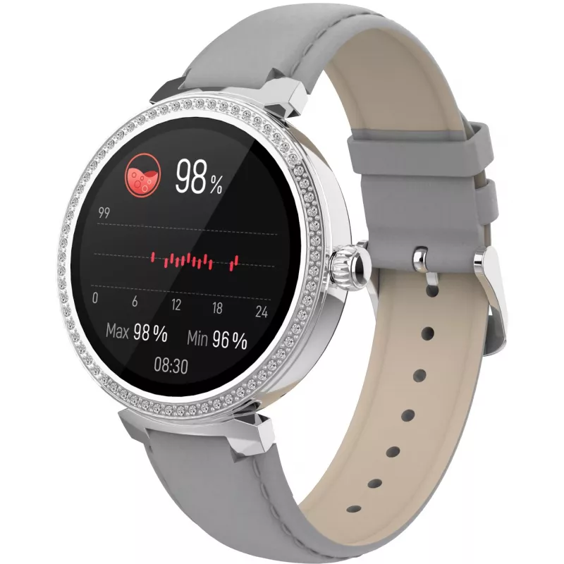 Denver SWC-342GR smartwatch, 1,2 inch IPS, grijs