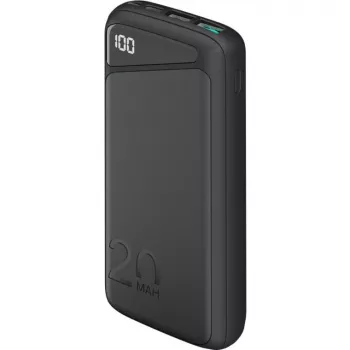 Snel opladende powerbank 20.000 mAh (zwart, PD, Quick Charge 3.0, Super Charge)