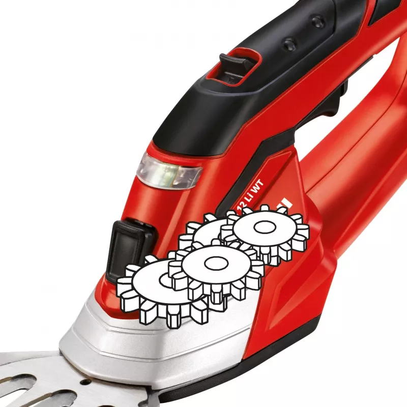 Einhell GE-CG 12 Li accu-grasschaar 12 V lithium-ion (Li-Ion) zwart, rood, zilver
