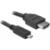 DeLOCK - video-/audiokabel - HDMI - 32 AWG - HDMI, 19-polig (M) - 19-polig Micro-HDMI (M) - 3 m (82663)