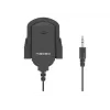 Kleefmicrofoon NATEC NMI-1352, bedraad 3,5 mm, gevoeligheid -58 dB, 50–16000 Hz, 1,8 m kabel, 20 g