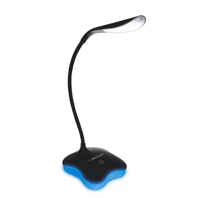 Esperanza ELD105K Mimosa led-bureaulamp, 3 W, zwart