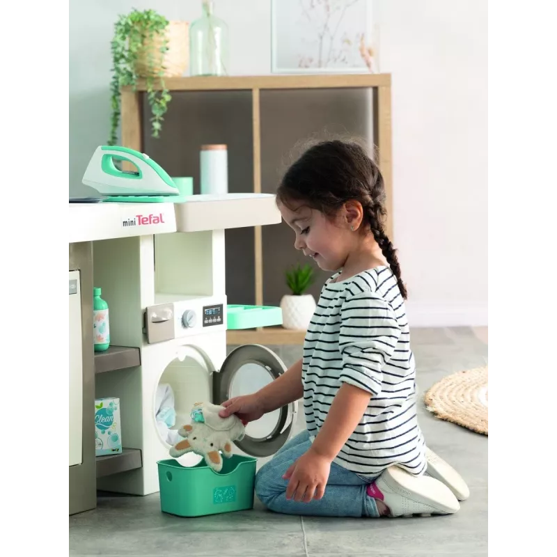 Smoby 311050 speelkeuken met wasruimte en accessoires