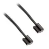 SilverStone SST-CP11B super low profile SATA-kabel - 50 cm, zwart