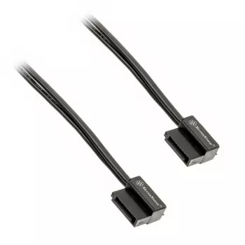 SilverStone SST-CP11B super low profile SATA-kabel - 50 cm, zwart
