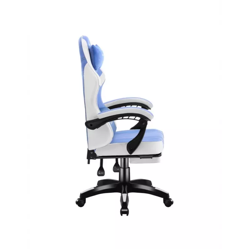 Gamingstoel huzaro Force 3.7 blauw — ergonomisch design, hoogteverstelbaar