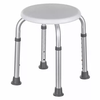 Ronde douchekruk van aluminium