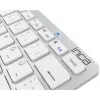 Draadloos toetsenbord Inca IBK-569BT Bluetooth 78 toetsen metallic zilver