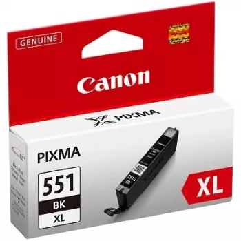 Canon CLI-551XL BK w/sec inktpatroon 1 stuk origineel hoge (XL) capaciteit fotografisch zwart