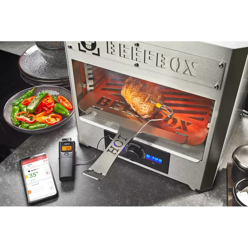 Keuken-bluetooth-thermometer GEFU Control G-21950, 1 kanaal voor temperatuurbewaking