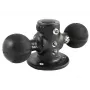 RAM Mounts ronde dubbele kogelbasis - C-kogel (1.5 ), in polybag (RAM-217-1U)