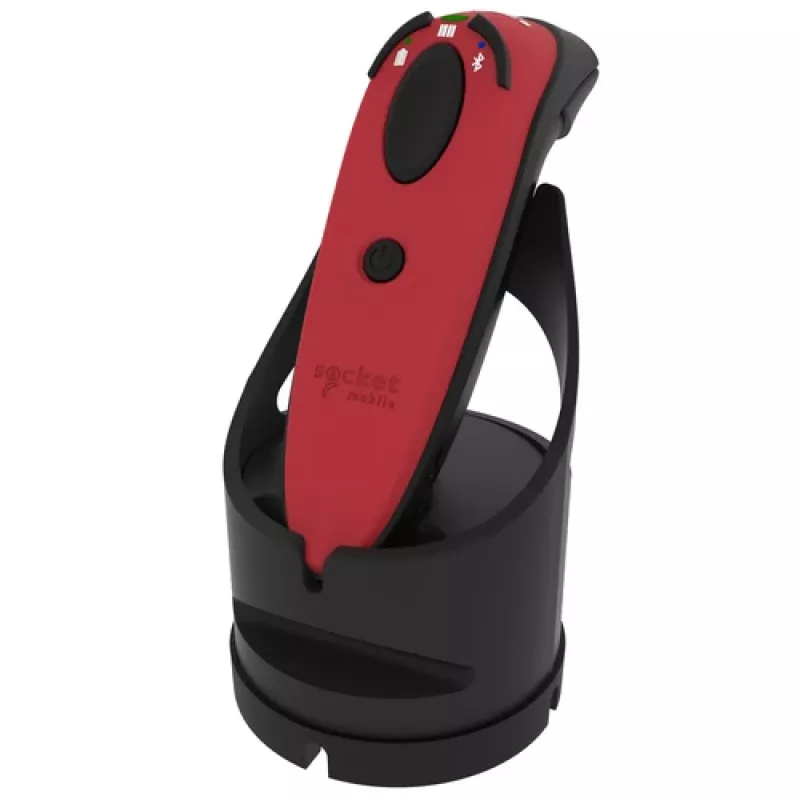 Durascan D720 lineaire barcode+QR-code-lezer rood + oplaadstation