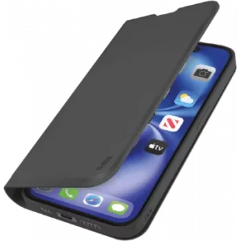 Wallet Stand SBS TEWALIPSE25K voor iPhone SE 2025 — zwart, portemonnee + standaard