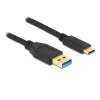 USB-kabel DeLOCK SuperSpeed USB 3.2 Gen 2 Type-A naar Type-C 3 m