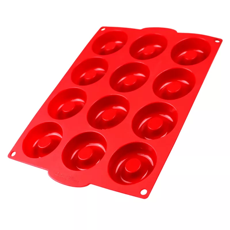 Jata HMOL5213 Savarin siliconen bakvorm, 12 vormpjes