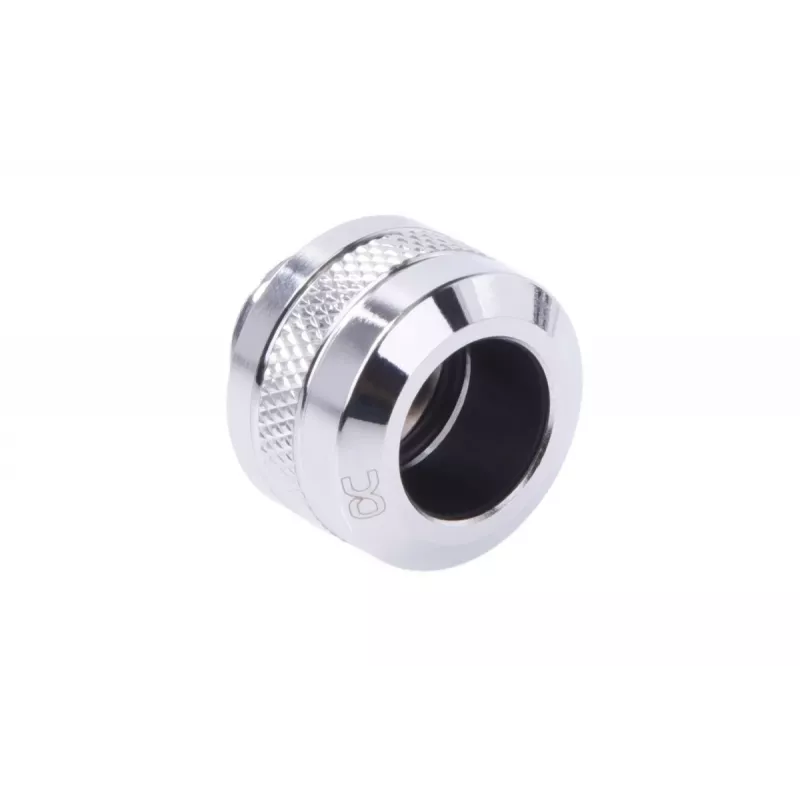 Fitting-kit Alphacool 17474 — messing-chroom aansluitingen, Ø 22 mm, hoogte 20 mm