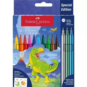 Viltstiften Faber-Castell 554214 meerkleurig 13 stuks