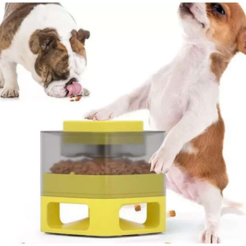 Doggy Village MT7130Y auto-buffet voor huisdieren geel