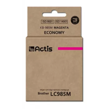 ACTIS KB-985M inktpatroon compatibel voor Brother LC-985M magenta 19,5 ml, standaardbereik