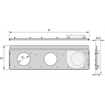 Schroff ventilatoreenheid 84HP 220D compleet (24572411)