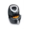 Severin 2430 single 3,2 l standalone 1500 W heteluchtfriteuse zwart, roestvrij staal