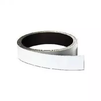 Magneetband Franken LS15 15 mm x 10 m, wit, dik 0,8 mm