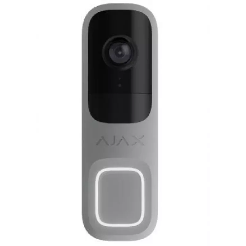 Videodeurintercom Ajax 8EU ASP grijs 4MP met AI-PIR-sensor