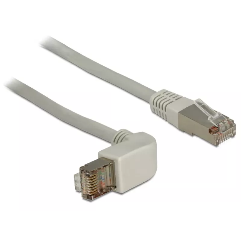 Netwerkkabel DeLOCK 1m Cat.5e RJ-45 S/FTP grijs