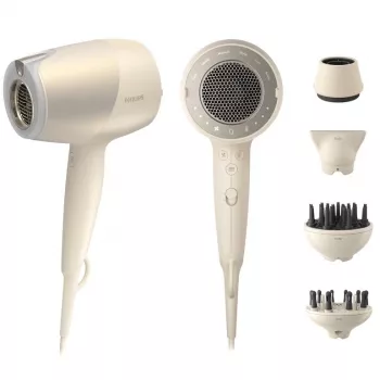 Haardroger Philips 9000-serie BHD829/00, 1800 W, ionisch, 3 warmte-/3 snelheidsstanden, 4 opzetstukken (concentrator, diffusor), beige