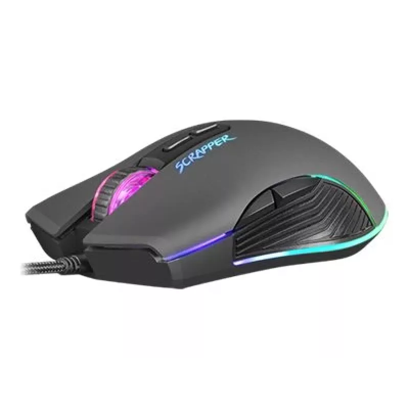 FURY Scrapper muis gaming dubbelhandig USB Type-A optisch 6400 DPI
