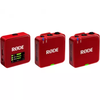 RØDE Wireless GO III Rood - draadloos microfoonsysteem (rood)